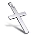 Jstyle Jewelry Mens Simple Cross Necklace Stainless Steel Pendant for Women 22 24 Inch