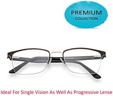 VAST Spring Hinge Premium Collection Metal Unisex Spectacle Sunglasses Frame (6887)