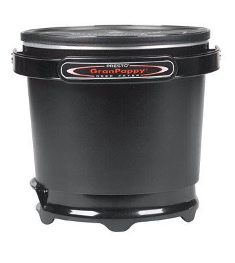 Click Here to See More Images Gran Pappy Deep Fryer 1500 W Non-Stick Inside & Out Gray