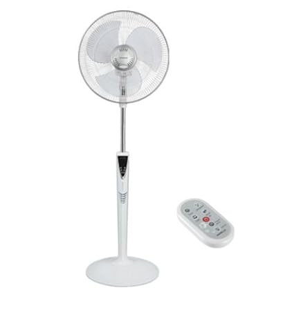 Buy Havells Rio 400mm Remote Controlled Pedestal Fan Gray Online