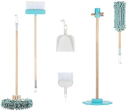 wooden cleaning set toy