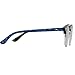 FEIDU Retro Polarized Mens Sunglasses for Men Half Metal Women FD3030 (silver/blue）