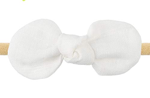 image for Papiarts Nylon Baby Hair Bows, Baby Girl Headbands Set, Assorted 6 Pac