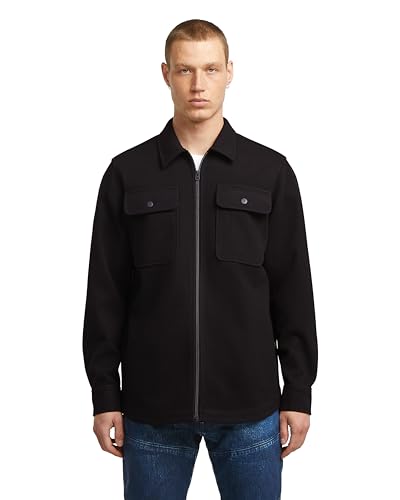 G-STAR Sobrecamisa GPO Zip para Hombre, Negro (dk black D25825-D200-6484), XL