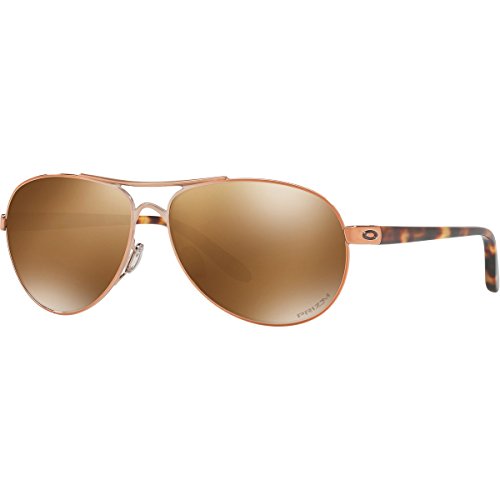 Oakley Feedback Sunglasses Rose Gold / PRIZM Tungsten Polarized