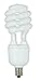 Satco S7366 13-Watt Candelabra Base T2 Mini Spiral, 5000K, 120V, Equivalent to 60-Watt Incandescent Lamp for Enclosed Fixtures
