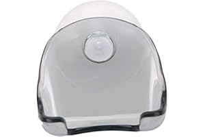 Razor Holder Plastic Razor Rack with Suction Shower Cup Hook Adhesive Washroom Bathroom Shaver Holder Suction,grey