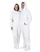 Footed Pajamas - In The Clouds Adult Hoodie Chenille One Piece - Adult - Small Plus/Wide (Fits 5'3-5'6