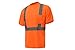 CJ Safety CJHVTS2001 ANSI Class 2 High Vis Short Sleeve Safety Shirt | Moisture Wicking Mesh 2