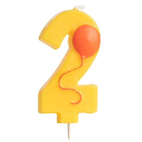 image for Generic (10 Pack) Numbers and Balloons Birthday Candles: Wax Candles D
