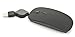 Wired Portable Mouse,Attoe True Universal Noiseless Ultra-thin USB Wired Mouse with Retractable Cable Perfectly Suited for Desktop PC Laptop Notebook
