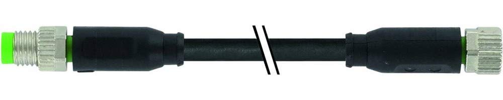 M8 connector 0° / M8 socket 0°