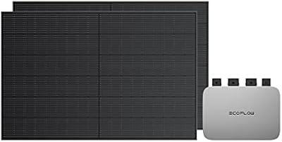 EF ECOFLOW PowerStream Balcony Solar System 2x400W Panels Microinverter WiFi