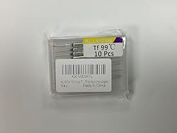 ALLECIN 10PCS 99 Degrees Celsius Thermal Fuse 10A
