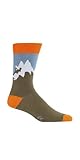 Sock It to Me Men's Socks Summit Crew Brown 1pair One Size by Animewild