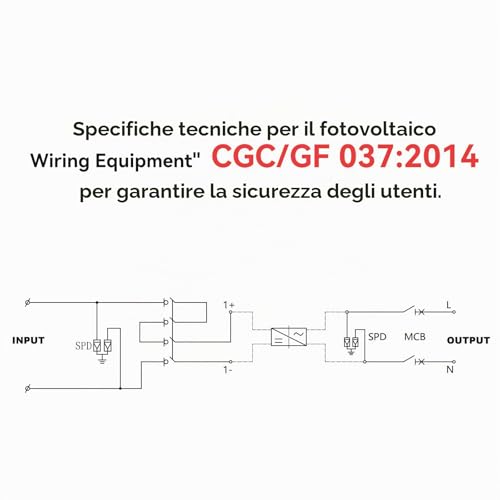 Surge Protection for Photovoltaic Systems - DC 1000V 32A Solar Junction Box, Dissecting Switch with Protection Against DC 1000V/AC 230V Distribution Box