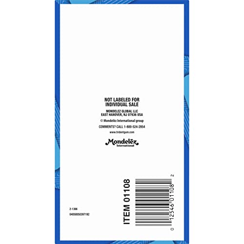TRIDENT FLAVOR SUGAR FREE GUM PACKS OF 14 PIECES TOTAL PIECES, ORIGINAL, 168 COUNT, (PACK OF 12)