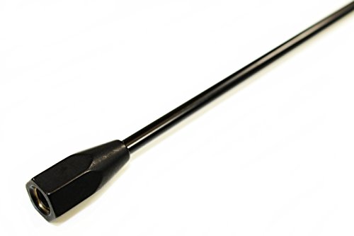 AntennaMastsRus - 2001-2006 Chrysler Sebring Convertible - 9" BLACK Custom Short Antenna Mast SPRING STEEL!!