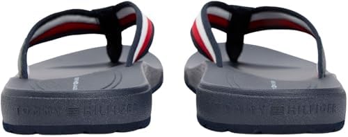 Tongs moulées Hilfiger Rwb Beach Sandal FM0FM05803 pour homme, bleu (Rwb), pointure 10