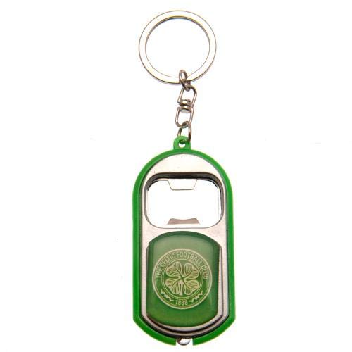Celtic FC Keyring Torch Bottle Opener Official Merchandise