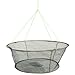 LikeFish Foldable Fishing Net Hand Casting Cage Crab Net for Minnows, Crab, Lobsters, Fishes (Big-Dia 39.4