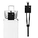Luggage Straps for Suitcases - Easy Bag Bungee Bag Holder with Storage Strap Organizer - Travel Accessories, No Elastic, Zipper Black