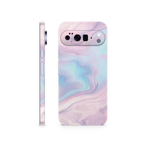 Glossy Glitter Phone Skin Compatible with Google Pixel 10 Pro XL - Pastel Wave…