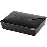 Simply Deliver 7.8" x 5.5" x 2.5" Eco-Box, Size #3, Black, 200-Count
