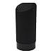 Cevillo Mini Trash Can with Lid for Car Cup Holder | Washable Silicone Automotive Kitchen and Office Mini Dust Holder Litter Rubbish Bin (Black)