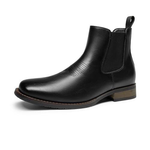 Bruno Marc Men's Chelsea Boots Ankle Boots Boots with Rubber Sole