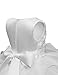 NNJXD Girl Dress Kids Ruffles Lace Party Wedding Dresses Size (130) 5-6 Years Flower White
