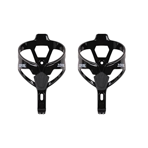 Zefal Pulse A2 Pack – Pack of 2 - Lightweight Bike Bottle Cages – Bike Bottle Holder – Bike/Mountain Bike/Road Bike – Strong and Durable – 26 g Each Bottle Cage – Double Black