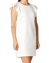 Tommy Hilfiger Women's Flutter Sleeve Scuba Dress