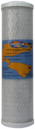 Omnipure  10" 5M Carbon Block Replacement Filter Cartridge