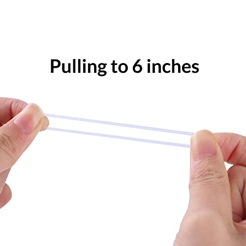 Clear Hair Elastic Bands and Rubber Band Cutter, 1000pcs Disposable Non-slip Rubber Hair Bands, Pain Free Ponytail Remover Cutter Tool, MAZBFF Ponytail Holders Hair Styling Accessories Tools Soft Hair Elastics Ties Bands