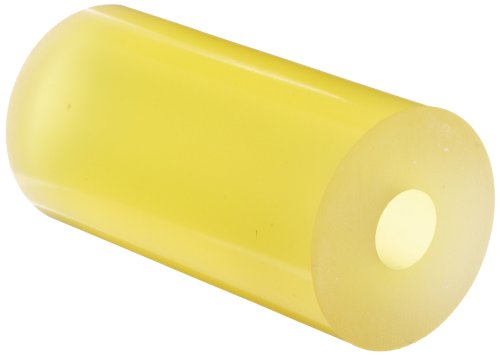 Polyurethane (PUR) Hollow Round Rod, Amber, 90 Shore A, ASTM D624, 2