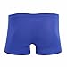 FEESHOW Men's Silky Boxer Briefs Shorts Long Sheath Sleeve Underwear Lingerie Blue Large(Waistline 27.0-41.0