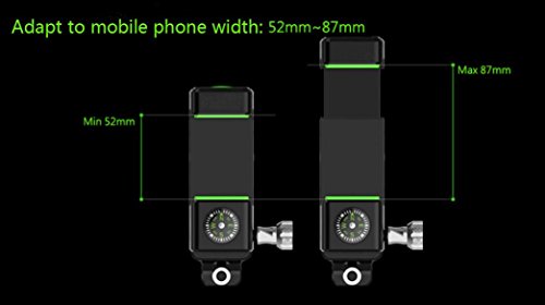 Ikevan Bike accessories-Holder-Phone Holder-niversal Motorcycle Bike Bicycle MTB Handlebar Mount Holder for Cell Phone GPS (Green)