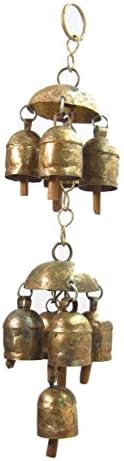 Wind Chime Indian Tradition Metal Three Bells Ring Tone Bell Hanging E17
