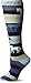 ARIAT Women's Stripe Horse Over The Calf Novelty Sock, Blue, One Size