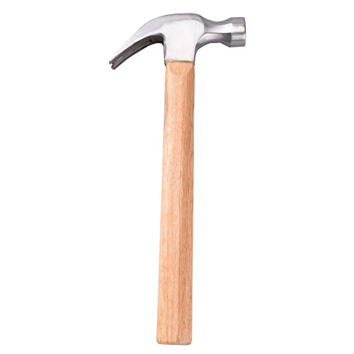 TOOLTOO 12.6" Claw Hammer - 20 oz Wood Handle Steel Hammer for Dad, Christmas, Birthday, Father's Day - Thumbnail 6