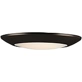 Maxim Lighting 57933WTBZ Diverse - 24W 1 LED Flush Mount-1.75 Inches Tall and 13 Inches Wide, Finish Color: Bronze