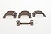 Lot/Set of 12 Rust Rustic New 3.5