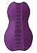 Doc Johnson Mood - Exciter - ULTRASKYN - Dual Texture Stroker - Narrow Side Has Massage Beads, Wide Side Has Thick Ribbing - Discrete - Male Masturbator - Purple