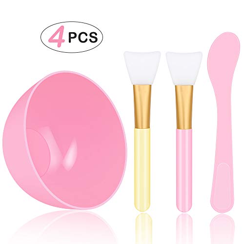 Face Mask Bowl Set, DIY Face Mask Mixing Bowl Set Facemask Mixing Tool Kit with Facial Mask Bowl Stick Spatula Silicone Face Mask Brush