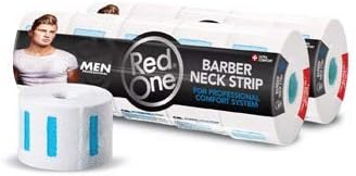 RedOne Barber Salon Neck Strips 5 Rolls Wider Neck Paper 500 Strips Total