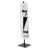 Tatco Wet Umbrella Stand, 10 Width x 40 Height, Powder Coated Steel, Black (57019)