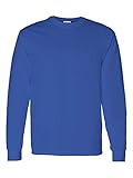 Gildan Heavy Cotton 5.3 oz. Long-Sleeve T-Shirt, Large, ROYAL
