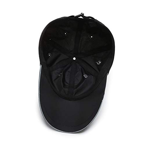N / A Baseball Kappe Hochwertige Baseballmütze Outdoor Hut Sommer Männer Frauen Wandern Sonnenblende Reflektierende Papa Hut Angelmütze Laufmütze Baseballmütze-55~60cm – Bild 5