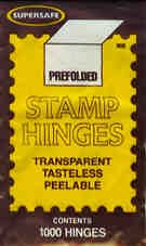 Supersafe Hinges (White, Rectangular, Paper, Stamp Hinge, Stamp Hinges)